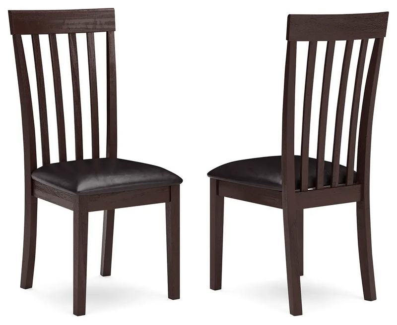 Ashley 8-PC Dining Set Includes Lavinton Oval Extendable Table, Server & 6 Hammis Rake Back Chairs