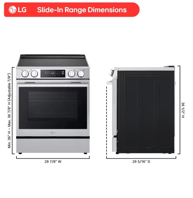6.3 cu. ft. Smart Induction Slide-In Range with ProBake Convection® and Air Fry
