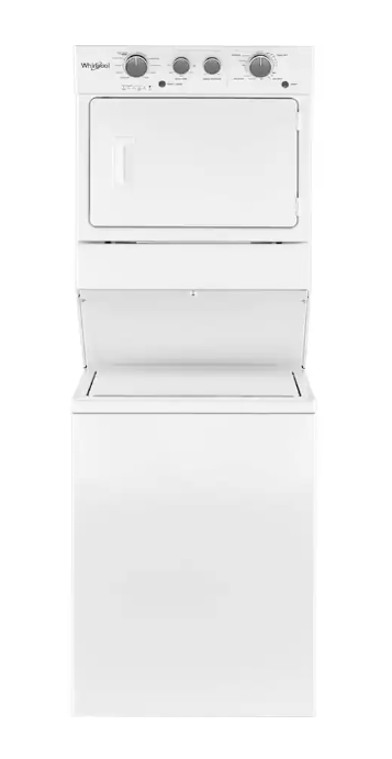 Whirlpool - 3.5 Cu. Ft. Top Load Washer & 5.9 Cu. Ft. Electric Dryer - Dual Action Agitator - White