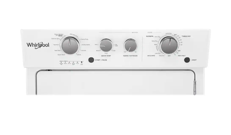 Whirlpool - 3.5 Cu. Ft. Top Load Washer & 5.9 Cu. Ft. Electric Dryer - Dual Action Agitator - White