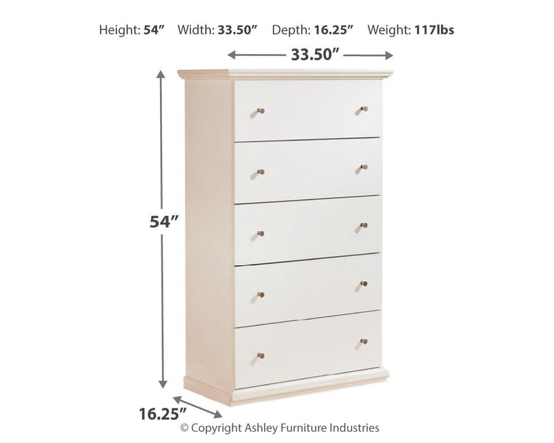 Bostwick Shoals Five Drawer Chest