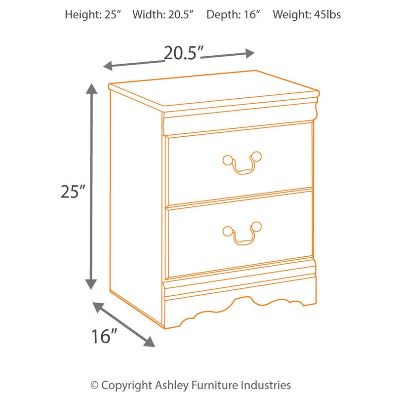 Ashley Express - Huey Vineyard Two Drawer Night Stand