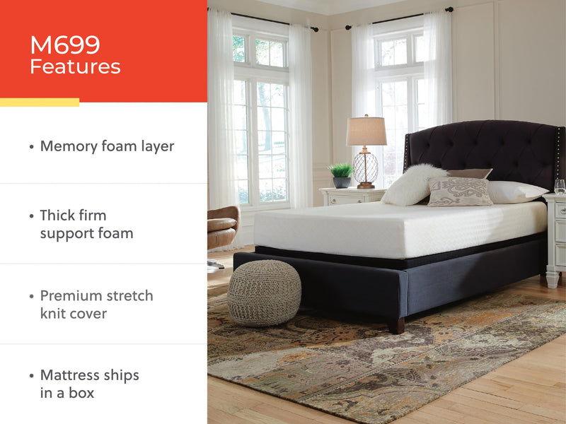 Ashley Express - 10 Inch Chime Memory Foam  Mattress