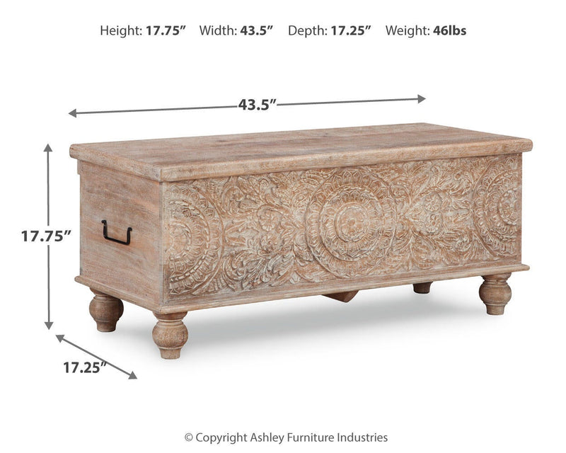 Ashley Express - Fossil Ridge Storage Bench