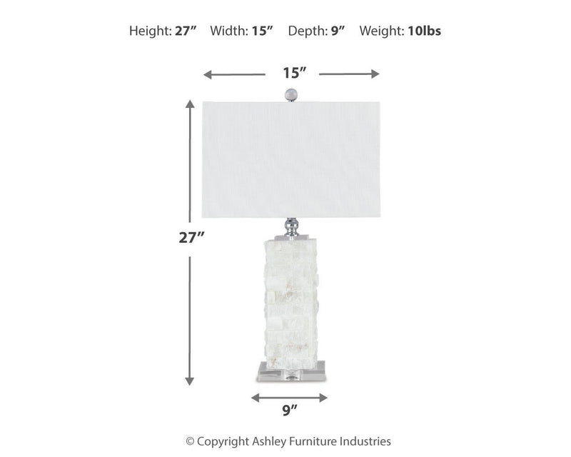 Ashley Express - Malise Alabaster Table Lamp (1/CN)