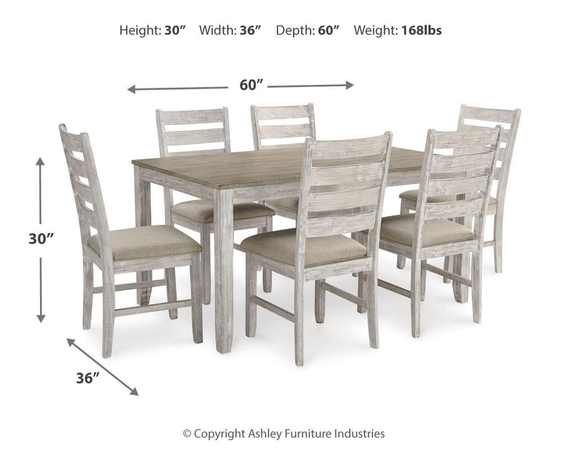 Skempton Dining Room Table Set (7/CN)