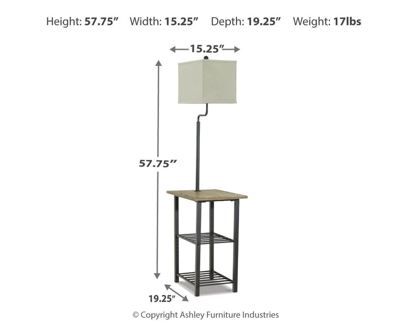 Ashley Express - Shianne Metal Tray Lamp (1/CN)