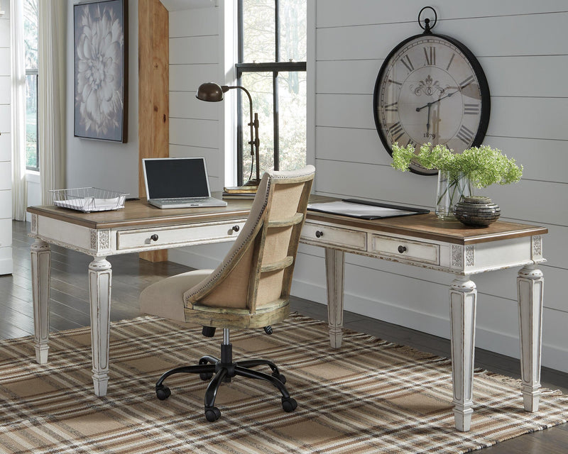 Ashley Express - Realyn 2-Piece Home Office Desk