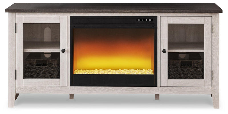 Ashley Express - Dorrinson 60" TV Stand with Electric Fireplace
