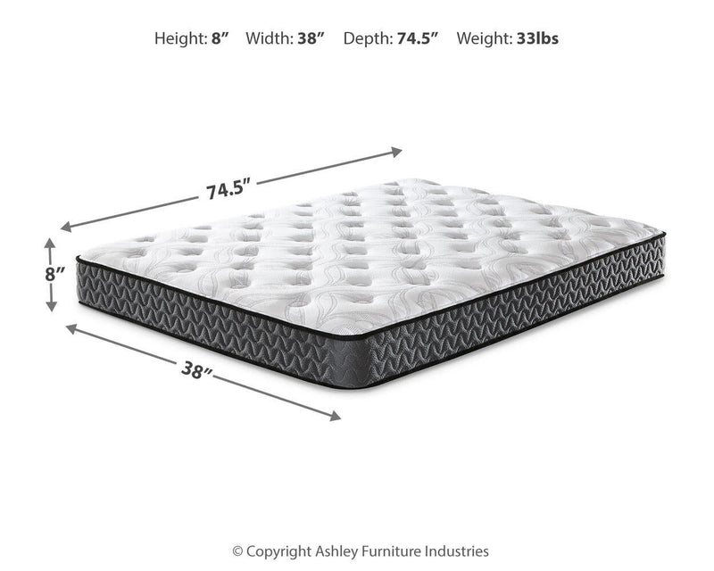 Ashley Express - 8 Inch Bonnell Hybrid  Mattress