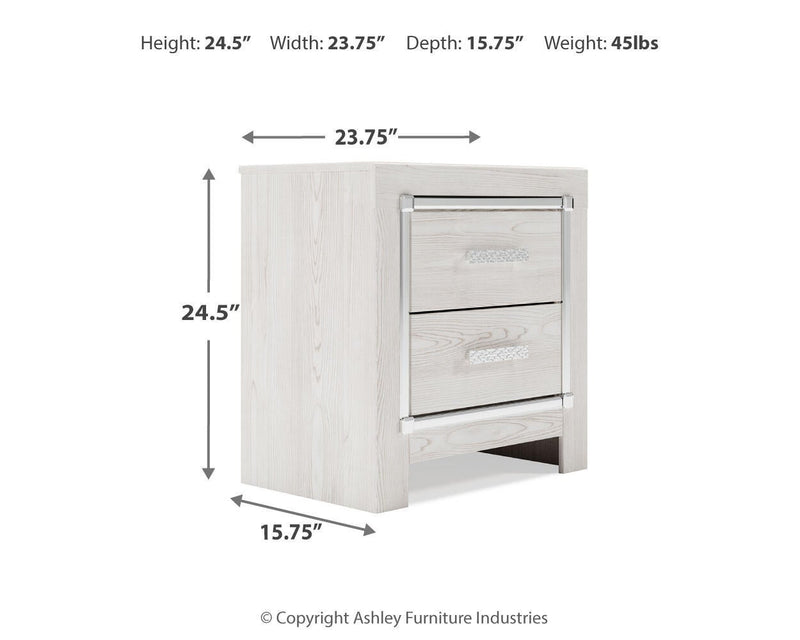Ashley Express - Altyra Two Drawer Night Stand