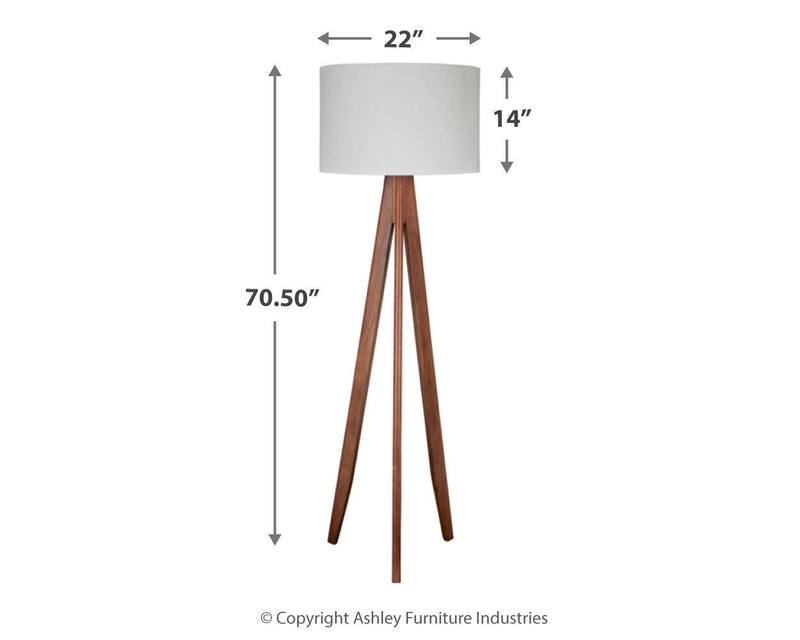 Ashley Express - Dallson Wood Floor Lamp (1/CN)