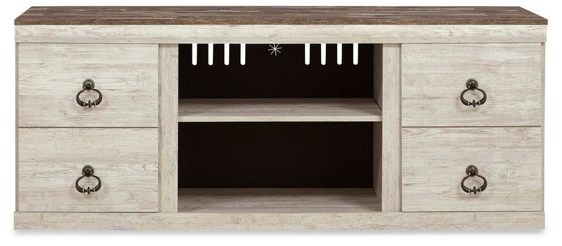 Ashley Express - Willowton LG TV Stand w/Fireplace Option
