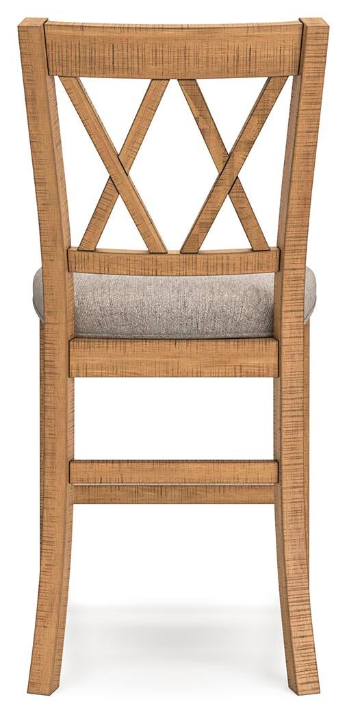 Ashley Express - Havonplane Upholstered Barstool (2/CN)