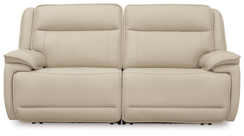 Double Deal 2-Piece Power Reclining Loveseat Sectional