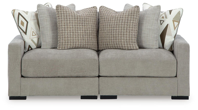 Aslan Court 2-Piece Loveseat Sectional