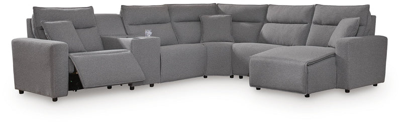 Modmax II 6-Piece Power Reclining Sectional with Chaise and Console