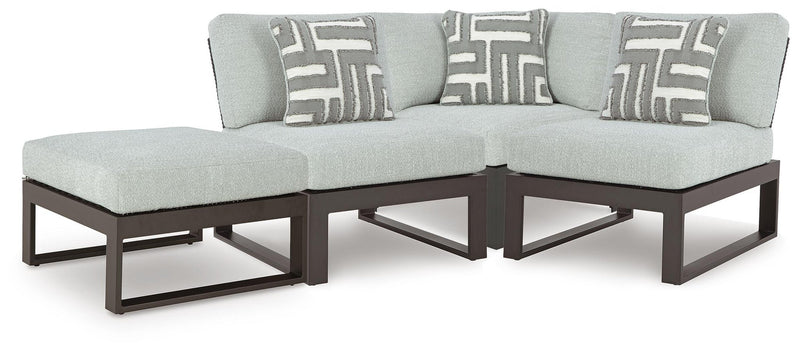 Ashley Express - Beachloft 4-Piece Outdoor Sectional