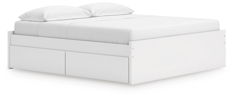 Ashley Express - Onita King Platform Bed with 1 Side Storage