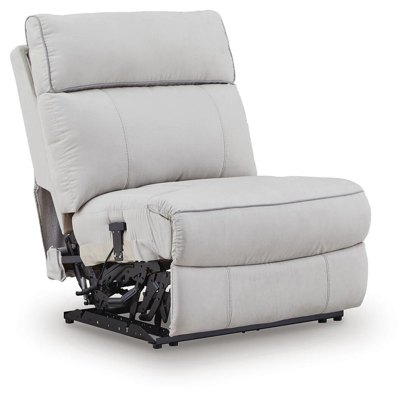 Social Pointe 5-Piece Reclining Sectional with Storage Consoles