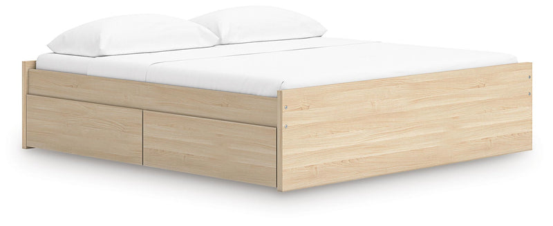 Ashley Express - Onita King Platform Bed with 1 Side Storage
