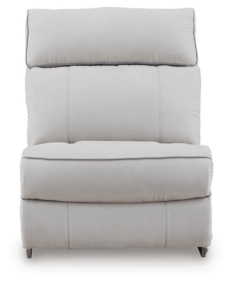 Social Pointe 7-Piece Reclining Sectional with Storage Consoles
