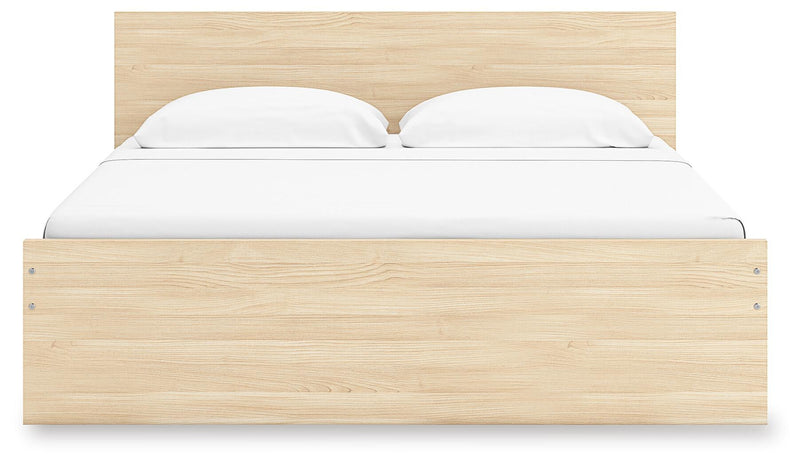 Ashley Express - Onita King Panel Platform Bed with 1 Side Storage