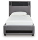 Ashley Express - Verishaw Twin Upholstered Bed with Wireless Audio