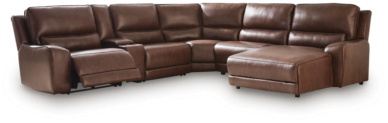 DeepWakes 6-Piece Power Reclining Sectional with Chaise