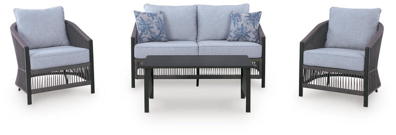 Bridges Beach Love/Chairs/Table Set (4/CN)