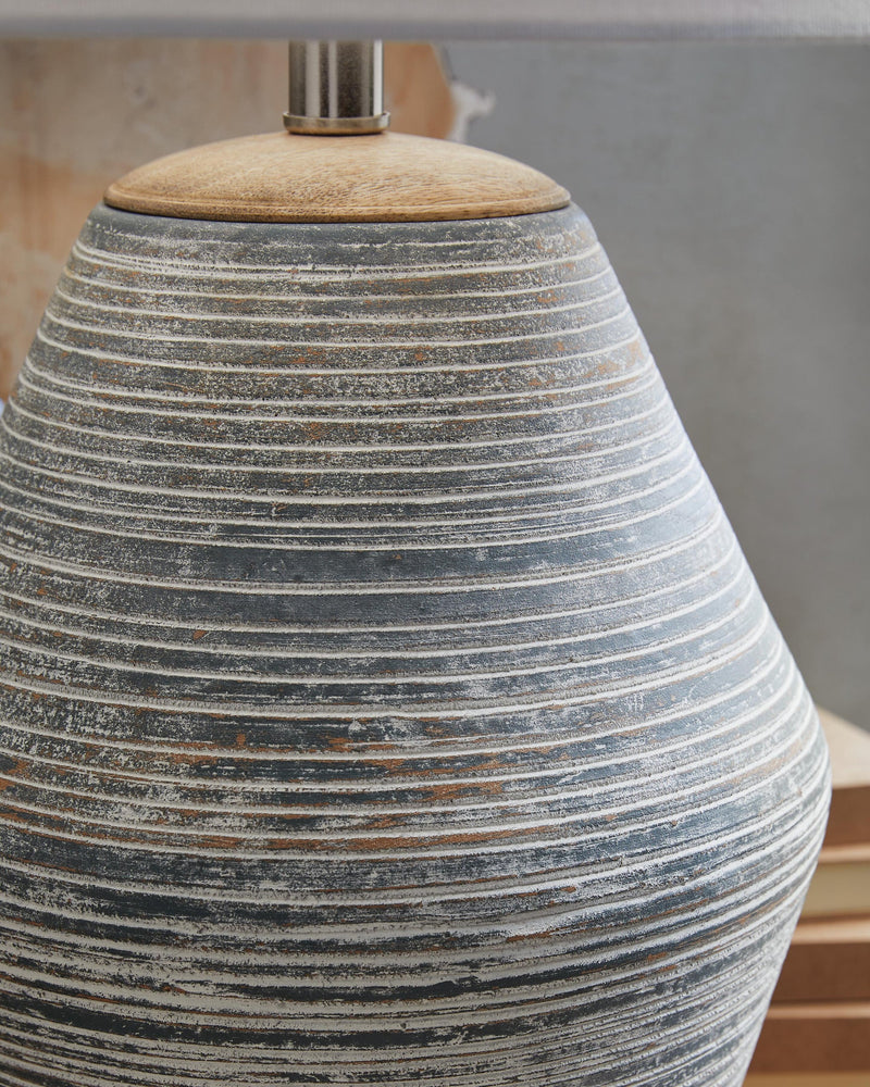 Ashley Express - Lawrock Terracotta Table Lamp (1/CN)