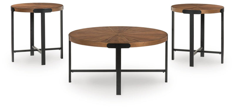 Ashley Express - Crosstrail Occasional Table Set (3/CN)