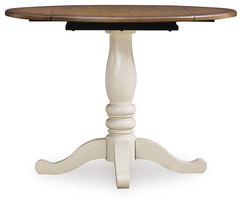 Ashley Express - Wirloni Round DRM Drop Leaf Table