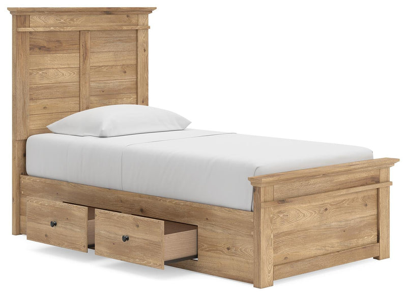 Makidern Twin Panel Storage Bed