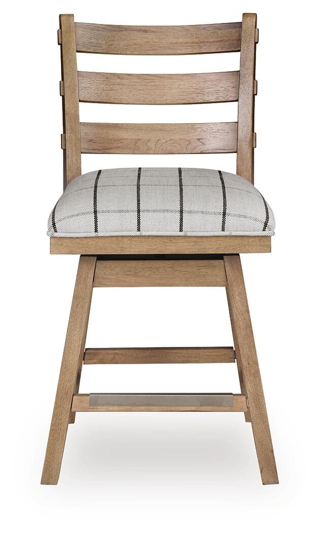 Ashley Express - Ridgester UPH Swivel Barstool (2/CN)