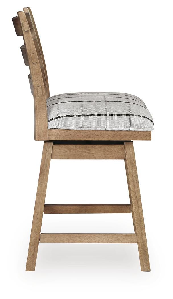 Ashley Express - Ridgester UPH Swivel Barstool (2/CN)