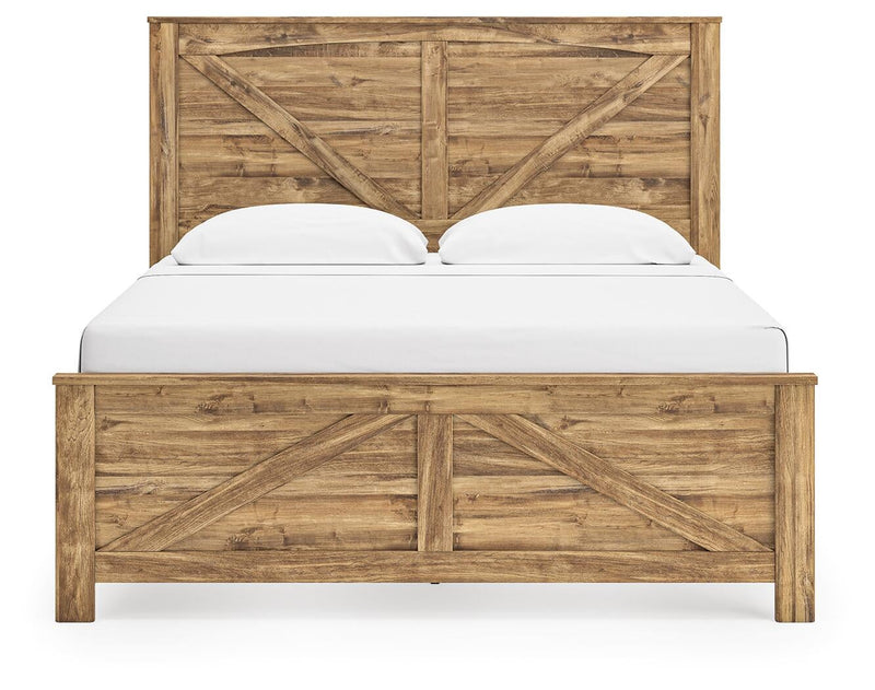 Maystonna King Crossbuck Panel Bed