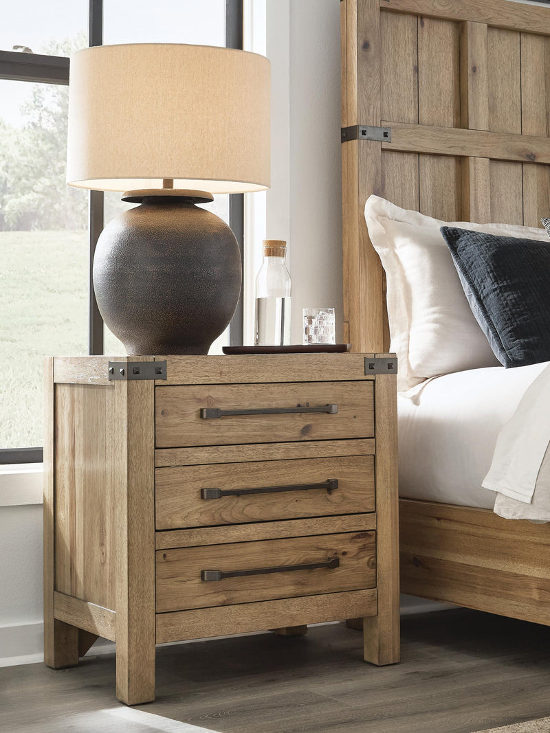 Ridgester Three Drawer Night Stand