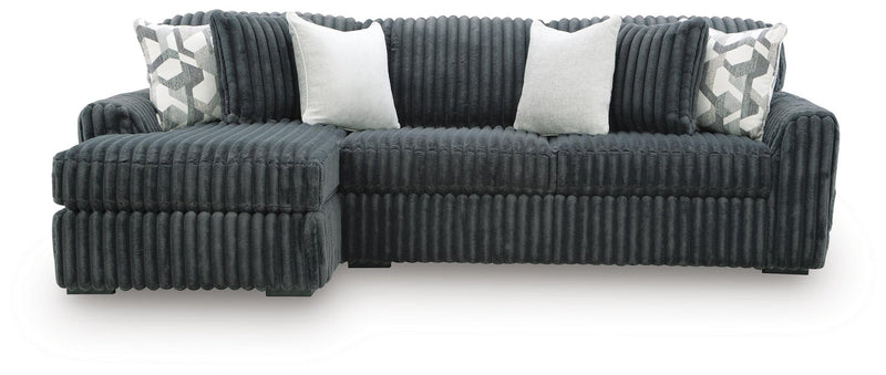 Midnight-Madness 2-Piece Sectional Sofa Chaise