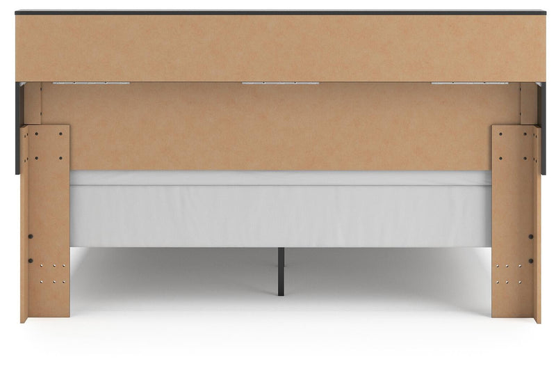 Broachmyn King Bookcase Panel Bed