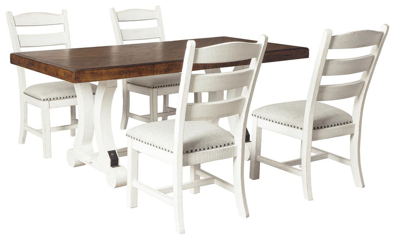 Valebeck Dining Table and 4 Chairs