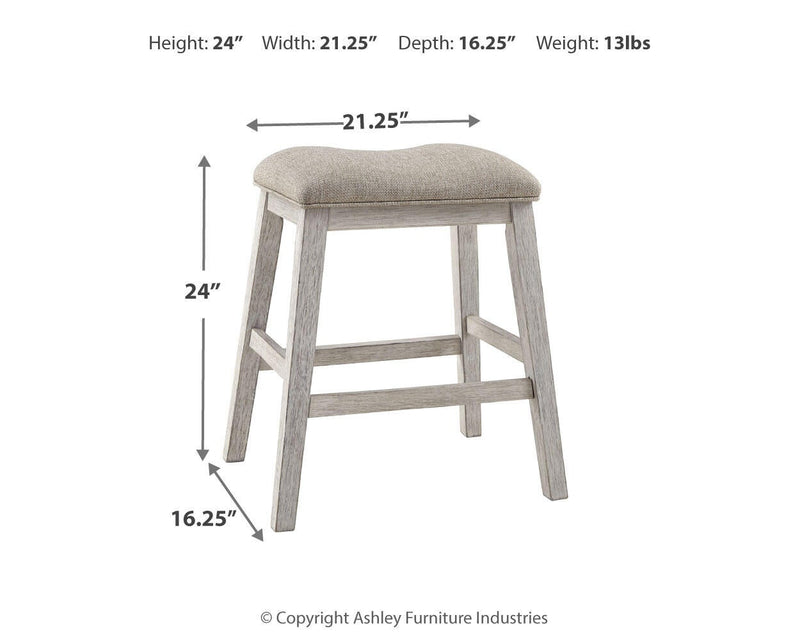 Ashley Express - Skempton Counter Height Dining Table and 4 Barstools