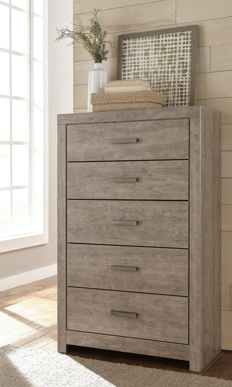 Culverbach Full Panel Bed, Dresser, Mirror, Chest and Nightstand