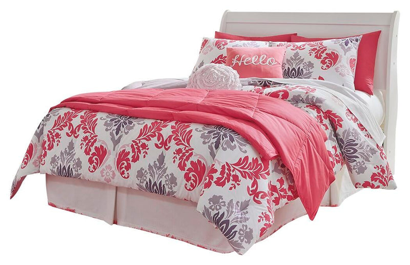 Anarasia Full Sleigh Headboard, Dresser and Mirror