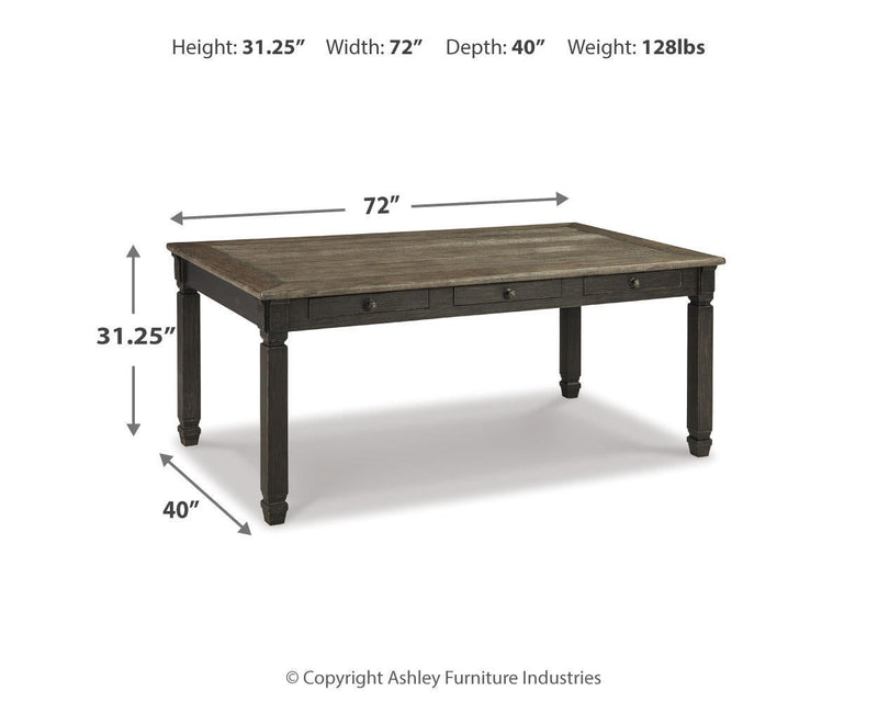 Tyler Creek Dining Table and 6 Chairs