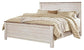 Willowton King Panel Bed with Mirrored Dresser