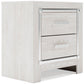 Altyra King Panel Bookcase Bed with Mirrored Dresser, Chest and Nightstand