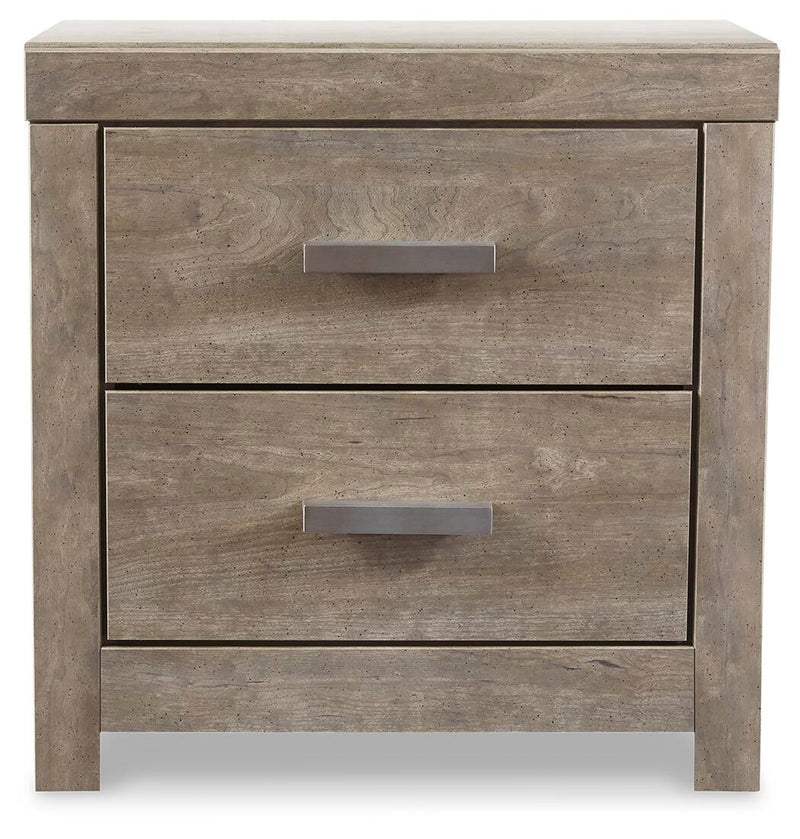 Culverbach Queen Panel Bed with Mirrored Dresser, Chest and Nightstand