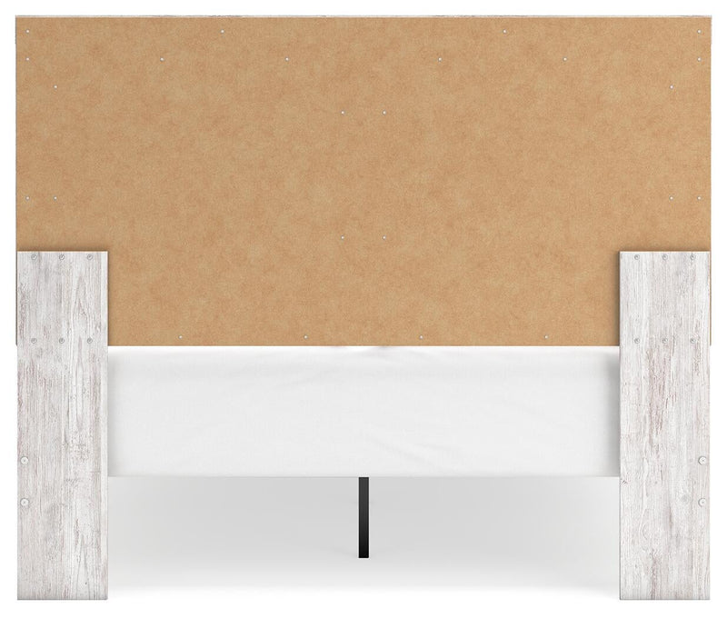 Cayboni Queen Panel Bed with Mirrored Dresser and Nightstand