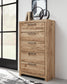 Hyanna Full Panel Headboard, Dresser, Mirror, Chest and Nightstand